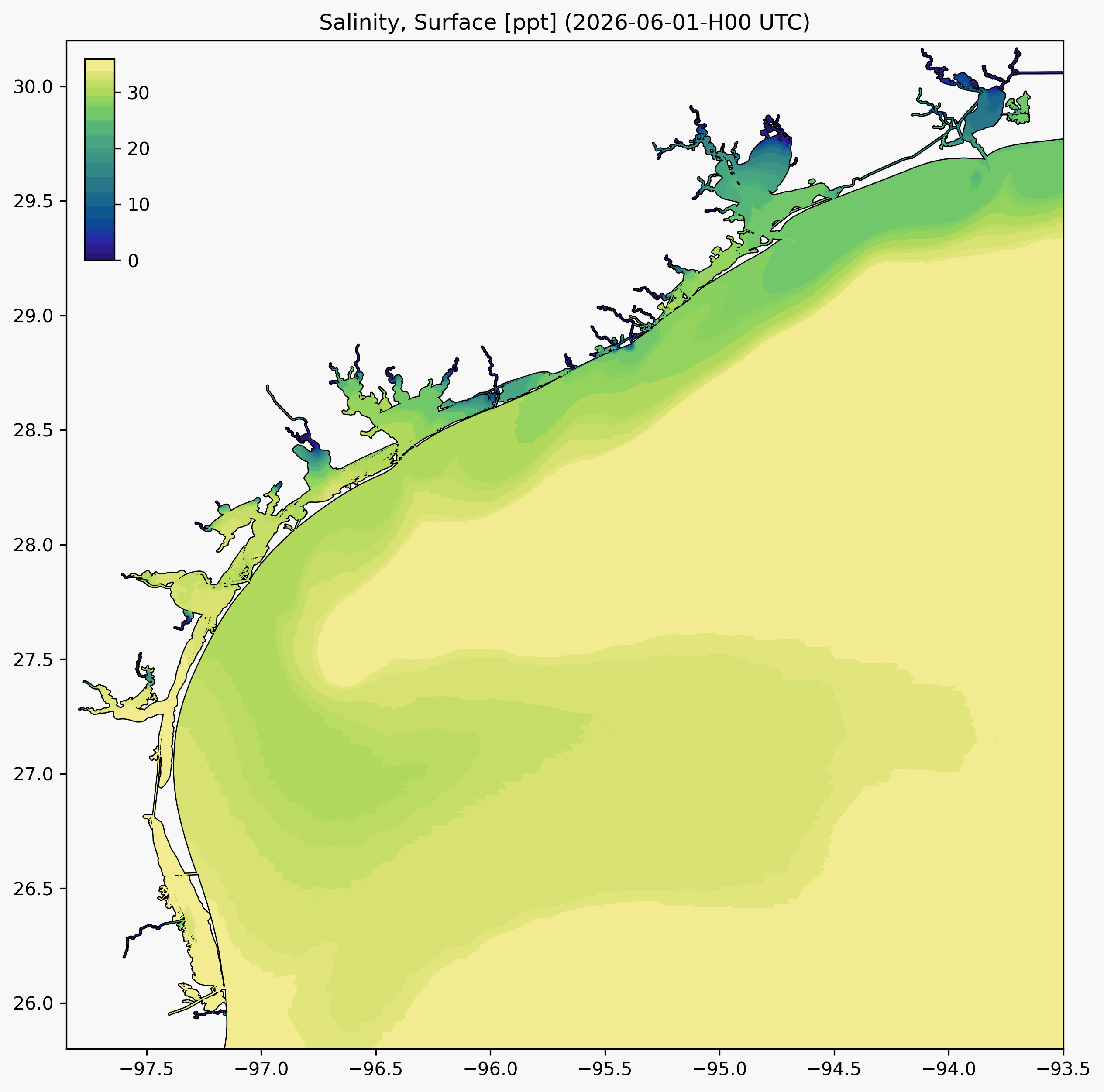 Animation of recent model results